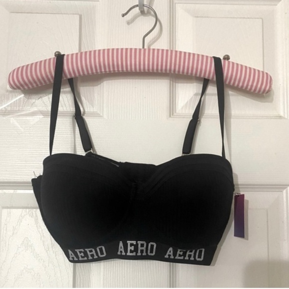 Aero sexy support black bra, 36c
